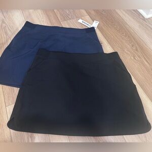 32 Degrees - Sport Golf or Tennis Skirt - one black and one navy